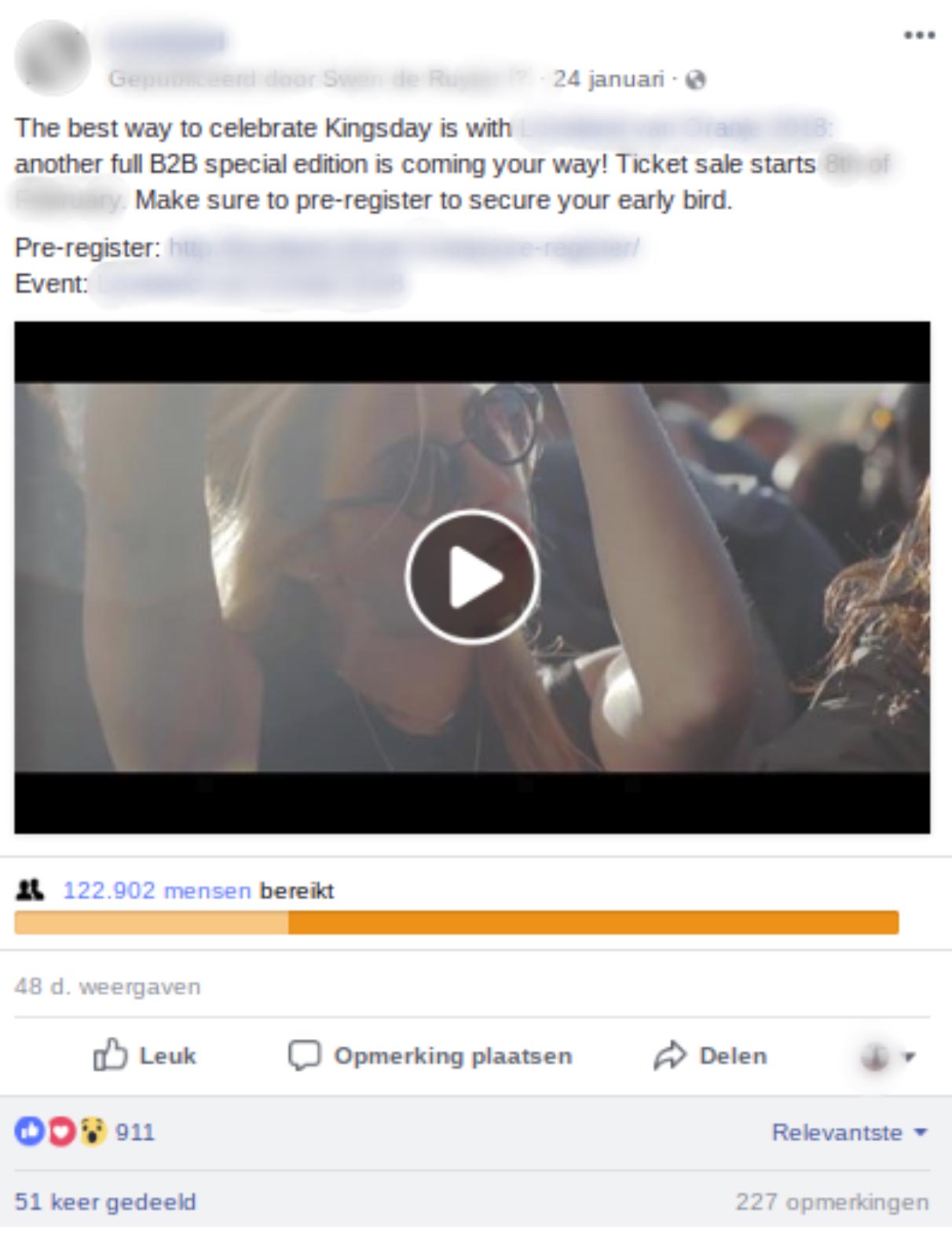 facebook advertising, UITVERKOCHT! Vol festival dankzij Facebook Ads
